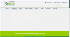 Desktop Screenshot of chennaiheritagehospital.com